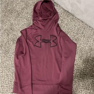 Large Maroon Under Armour Hoodie